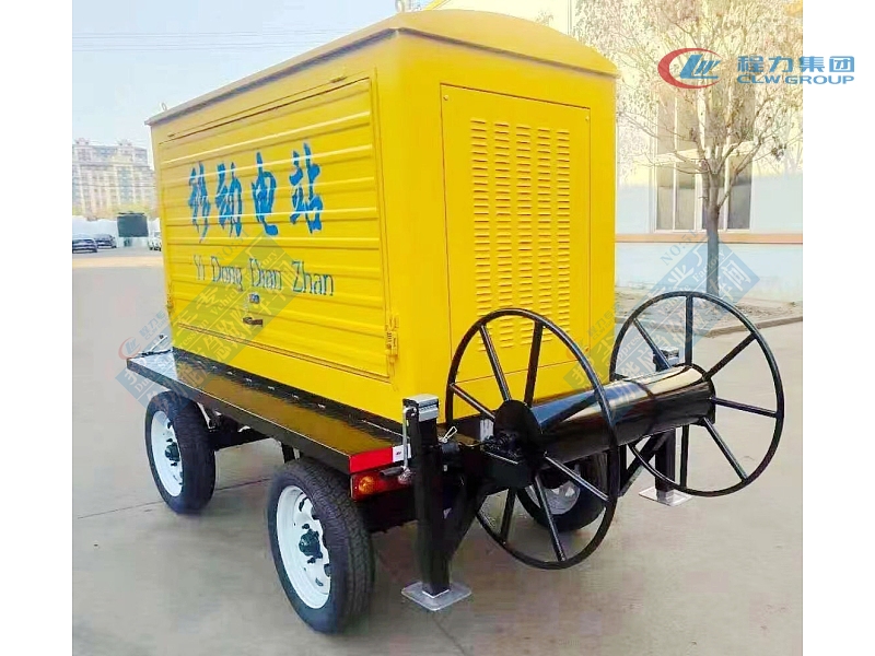 【30-500kw】拖掛式移動發電站